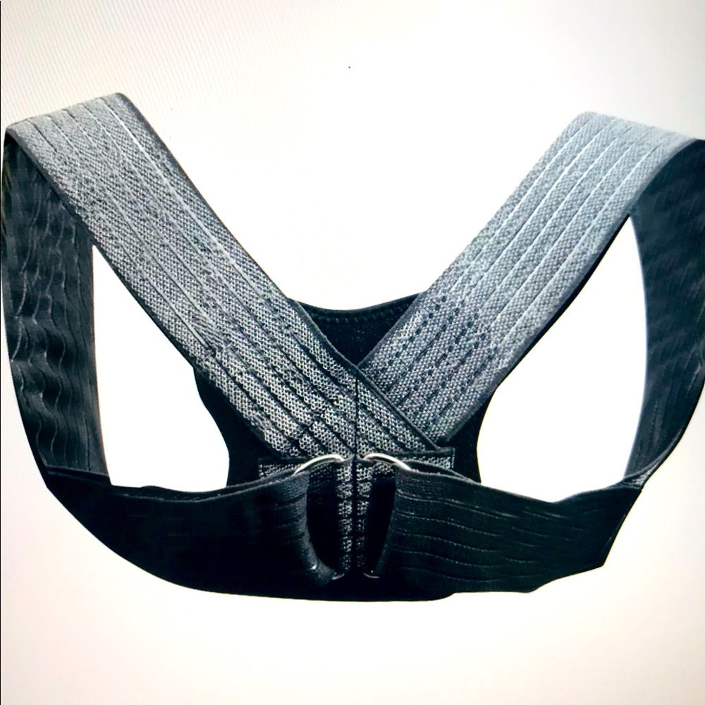 Grey\black back correction brace